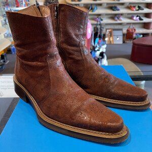 JOHN FLUEVOG RONNIE REX - BROWN - SIZE 41 (FITS MENS 8.5 or 9/WOMENS 10.5 or 11)